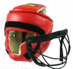 Шлем со съемной металлической маской ТИТАН-1 РЭЙ-СПОРТ Ш42 искожа в магазине Спорт - Пермь