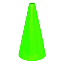 Конус для разметки полей, 24 см, артикул гп146073, флуоресцентный зеленый