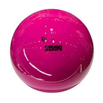 Мяч для художественной гимнастики SASAKI 18.5 см M 20 A Gym Star Ball, RS - малиновый