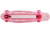 Скейтборд/круизер TECH TEAM Transparent 27" Light, pink
