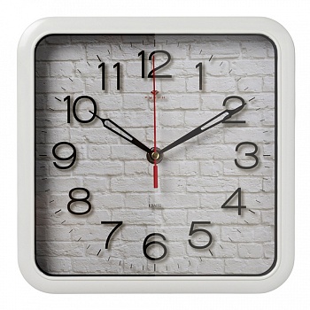 Настенные часы квадратные Рубин 2223 Фактура 22 см в магазине Спорт - Пермь