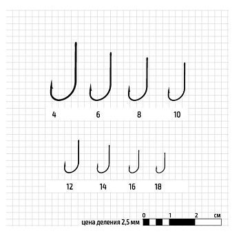 Крючки Kujira Universal 105 №4(10шт)