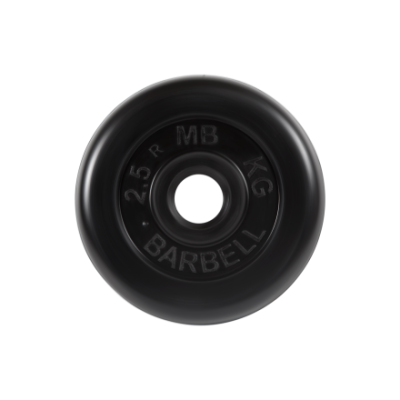 Диск обрезиненный "Стандарт", 31 мм, вес 2,5 кг MB Barbell в Магазине Спорт - Пермь