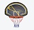 Щит баскетбольный Proxima S009B (80х56см) кольцо, цвет черный