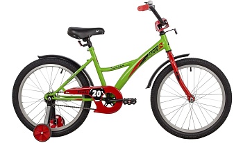 Велосипед NOVATRACK STRIKE 20", зеленый
