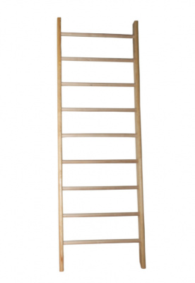 Стенка гимнастическая шведская 800х2800мм, боковины и перекладины мебельный лак