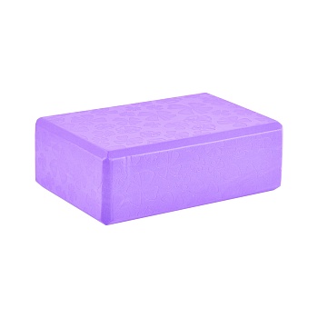 Блок для йоги Body Form BF-YB03, 22,5х15х7,5 см, фиолетовый в Магазине Спорт - Пермь