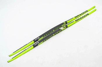 Лыжи беговые гоночные Brados Carbon Skate M1 желтые в магазине Спорт - Пермь