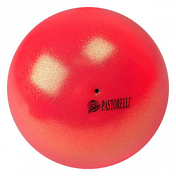 Мяч PASTORELLI New Generation GLITTER HV18, цвет: 03917 - Коралловый
