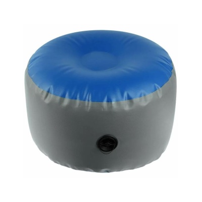 Сиденье-пуф надувной "Муссон", цвет серый/синий