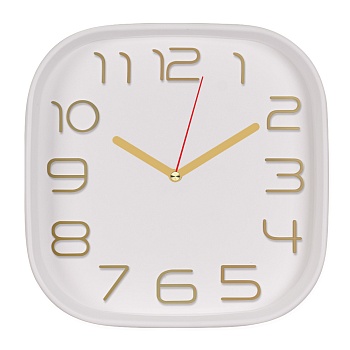 Настенные часы Рубин 2500 "Классика квадрат", 25*25см, цвета в ассортименте в магазине Спорт - Пермь