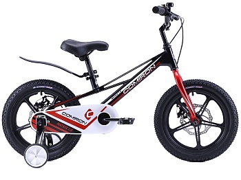 Велосипед COMIRON MATRIX M16BR, 16", чёрный/красный