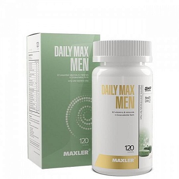 Maxler - Витамины Daily Max Men (120 таблеток) в магазине Спорт - Пермь