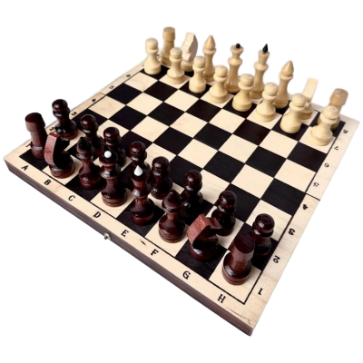 Шахматы турнирные с темной доской, 400*200*55 (Орловская ладья)