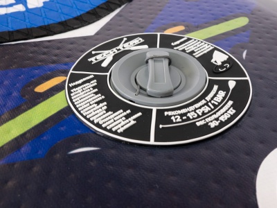 Сапборд надувной (SUP-доска) Tech Team "Inki Blue" 335*84*15см, (сиденье в комплекте)