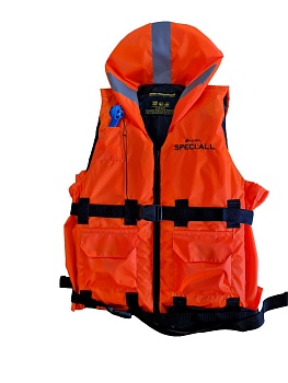 Жилет спасательный СЖ-90, до 90 кг, оранжевый