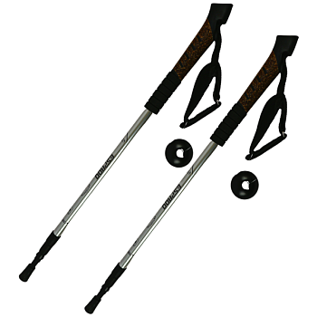 Палки для скандинавской ходьбы телескопические Espado ENW-003, 3 секции, пластиковая ручка, цвета в ассортименте