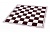 Шахматная доска виниловая складная 51х51