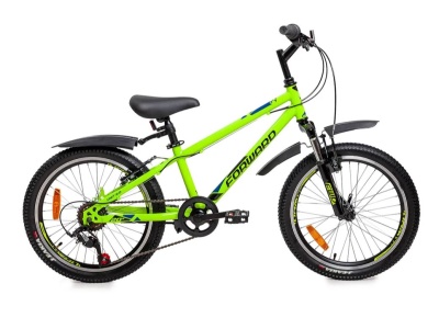 Велосипед Forward UNIT 20" 2.0, 6 скоростей, рама 10.5", зеленый/черный в Магазине Спорт - Пермь