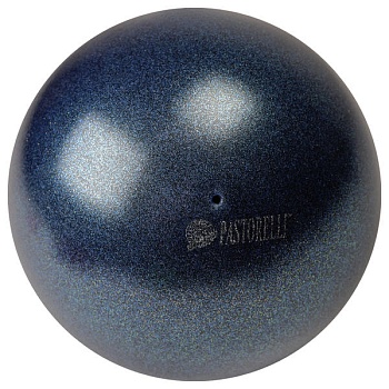 Мяч для художественной гимнастики PASTORELLI Generation GLITTER HV18, цвет: 02275- черный