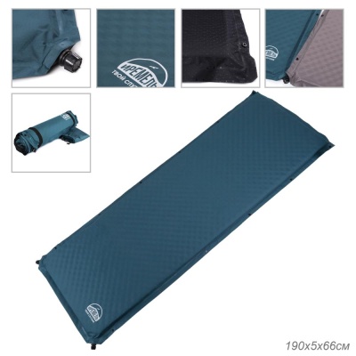 Коврик Самонадувающийся "ИРЕМЕЛЬ" 190х66х5 голубой