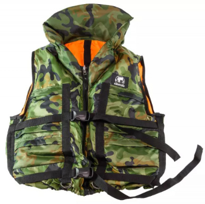 Жилет спасательный двухсторонний Капитан, до 60 кг