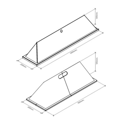 Ограждение (Виборд) для маркировки лыжных трасс, 1000*200*200 мм в магазине Спорт - Пермь