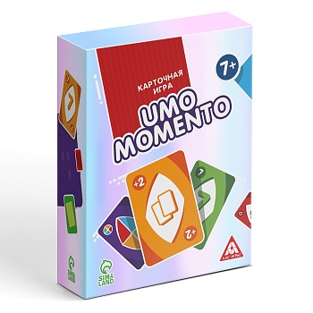 Карточная игра "UNO MOMENTO" 70 карт, арт. 4431357