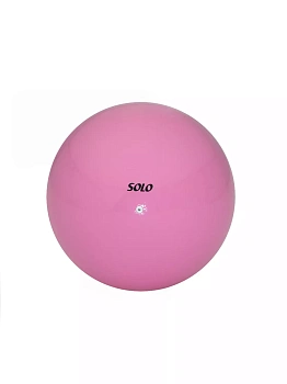 Мяч для художественной гимнастики глянцевый Solo «Нежно-розовый» BGLN-105