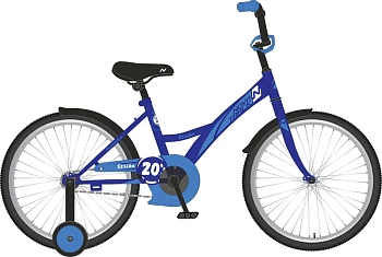 Велосипед NOVATRACK STRIKE 20", синий
