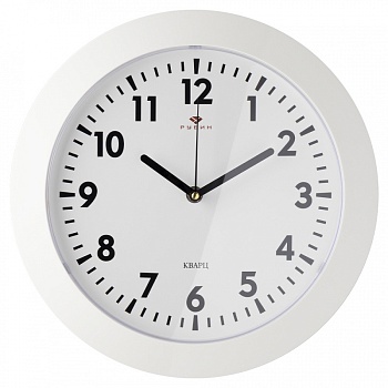 Настенные часы Рубин 3125, "Классика круг", 31см, цвета в ассортименте в магазине Спорт - Пермь