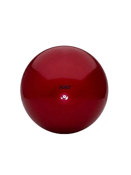 Мяч для художественной гимнастики глянцевый Solo «Бордовый» BGLN-110