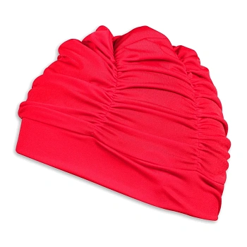 Женская шапочка для плавания INDIGO LUCRA SM092 с драпировкой в магазине Спорт - Пермь