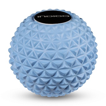 Массажный мяч INDIGO IN276, диаметр 8,5см, голубой в Магазине Спорт - Пермь