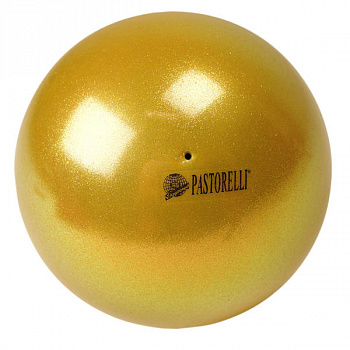 Мяч New Generation GLITTER HV 18 см Pastorelli Gold (00030)