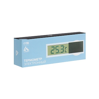 Термометр Luazon LTR-17, электронный, на присоске, арт. 669277, прозрачный