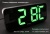 Будильник Спектр СК3210-Ч-З со светодиодной индикацией и измерением температуры в магазине Спорт - Пермь
