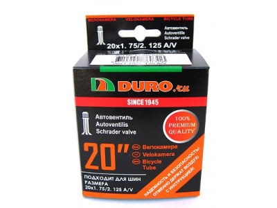 Камера 20" х 1,75/2,125AV DURO в Магазине Спорт - Пермь