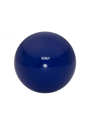 Мяч для художественной гимнастики глянцевый Solo «Синий Темный» BGLN-102