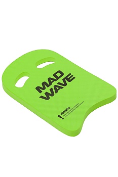 Доска для плавания Mad Wave Kickboard LIGHT 35 M0721 03 0 10W, зеленая в магазине Спорт - Пермь