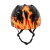 Шлем детский с регулировкой размера (50-57), Firebike черный