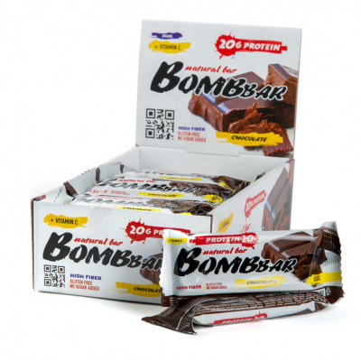 BOMBBAR - Протеиновые батончики без сахара 60г в магазине Спорт - Пермь