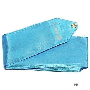 Лента для художественной гимнастики SASAKI MJ715-F, 5 метров, цвет: SXBU - синий