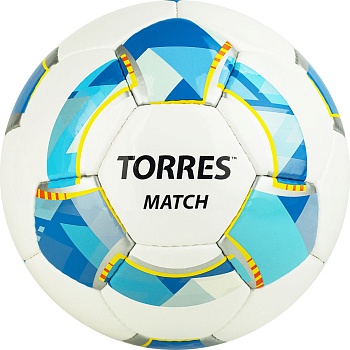 Мяч футбольный TORRES MATCH F320025, размер 5