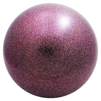 Мяч для художественной гимнастики PASTORELLI New Generation GLITTER HV18, цвет: 0048 - Dark Violet