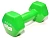 Гантель виниловая GO DO, 4кг, зеленая в Магазине Спорт - Пермь