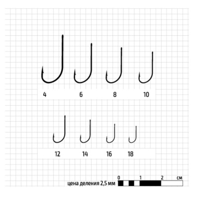 Крючки Kujira Universal 105 №4(10шт)