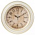 Настенные часы Рубин 5232-116 d=45,5см, корпус белый+золото "Плетение" в магазине Спорт - Пермь