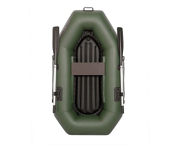 Лодка Лоцман Стандарт 200 ВНД гребная, зеленая