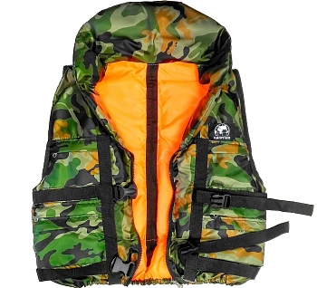 Жилет спасательный двухсторонний Капитан, до 140 кг